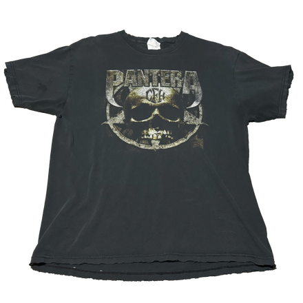 Y2K Thrashed Pantera Skull Tee