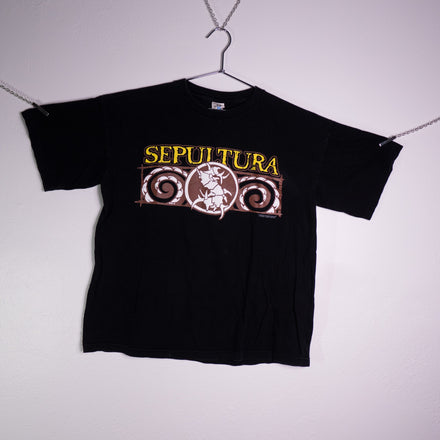 1999 Sepultura Against Band Tee