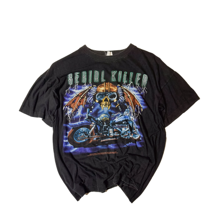 90's Single Stitch Serial Killer Euro Motorcycle Tee